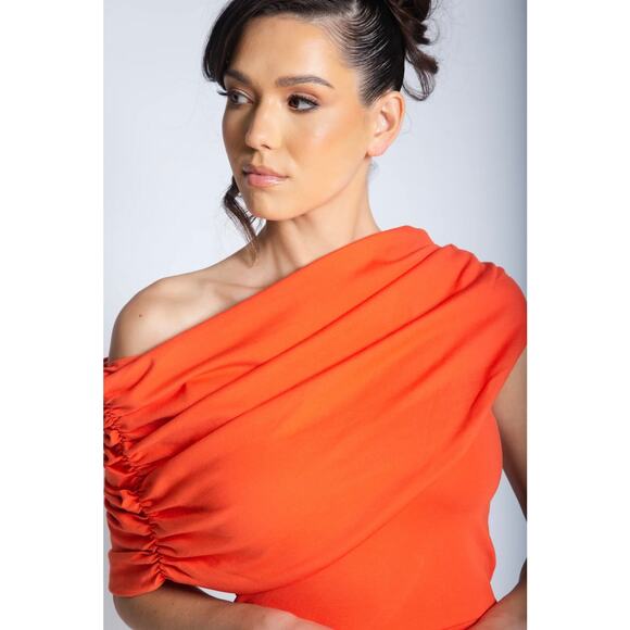 Yaura Ameerah Dress in Orange US size 10 - Picture 2 of 14